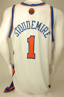 2011-12 Amare Stoudemire Game Used New York Knicks Home Jersey With Two Used Shirts